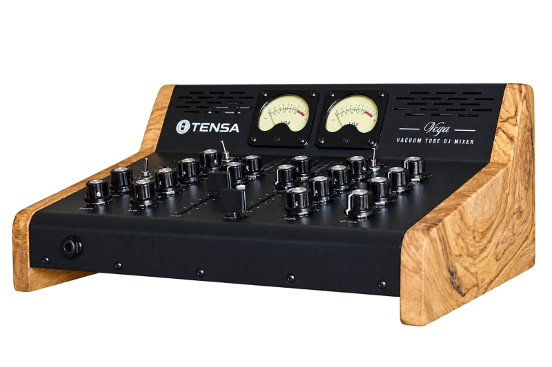 TENSA Vega: an unique analog dj mixer with vacuum descreete tube phone preamplifiers
